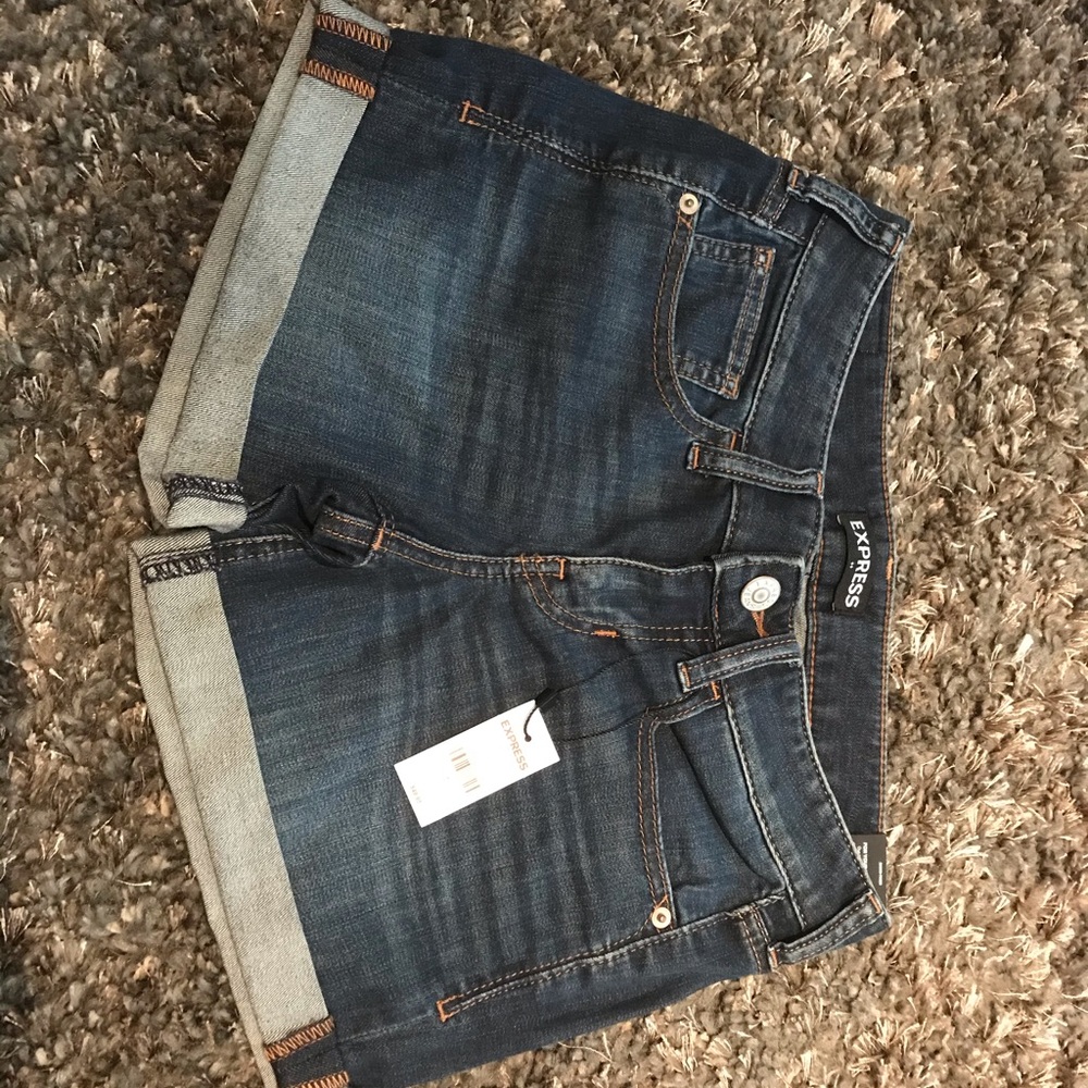 NWT Size 0 Express Jean Shorts